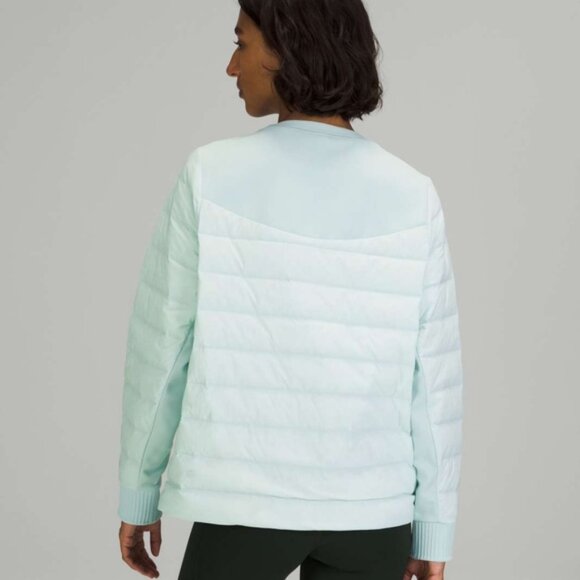 Lululemon Down and Around Crew Delicate Mint like new - Picture 4 of 11